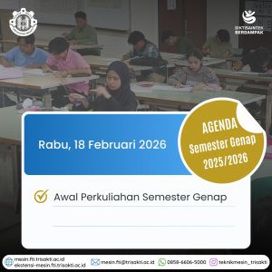 Awal Perkuliahan Semester Genap 2025/2026